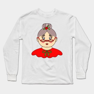 MRS Santa Claus Merry Christmas Long Sleeve T-Shirt